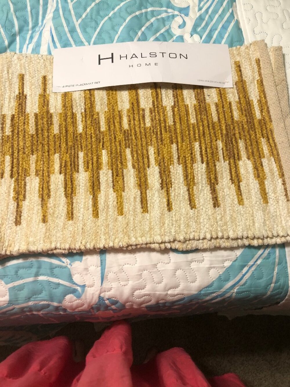Four Halston Home Placemats